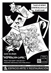 Los mejores cursos de pintura y dibujo en Huesca, comic en Espacio Arte